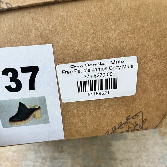 Free People James Cozy Mules Size 37 - Picture 2 of 14